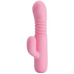 Вибратор-кролик Pretty Love Leopold 15.5 см светло-розовый