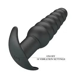 Анальна пробка з вібрацією Pretty Love Aeolis Vibrating Anal Plug PRETTY LOVE BI-040201 103454 - мініатюра 4
