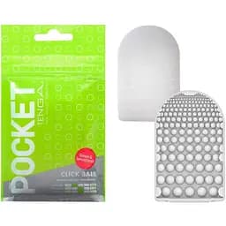 Мастурбатор Tenga Pocket Click Ball белый