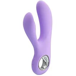 Вибратор-кролик Pretty Love Canrol 17.1 см сиреневый