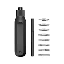 Отвертка с трещеткой и набором бит Xiaomi MiJia Ratchet Screwdriver 16 in 1 (MJJLLSD002QW) Black [48477]