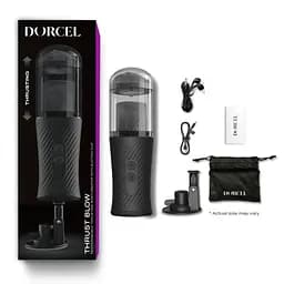 Автоматичний мастурбатор Dorcel Thrust Blow чорний - мініатюра 12