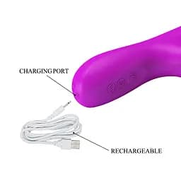 Вібратор Pretty Love Reese Vibrator Purple - мініатюра 8