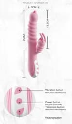 Вібратор Hannah USB Pink Boss Series 26-00158 98769 - мініатюра 7