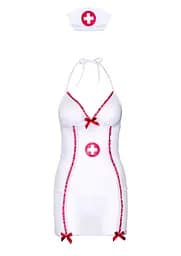 Костюм медсестри Daring Intimates Hot Nurse Roleplay Set S/M білий - мініатюра 4