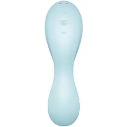 Вакуумний смарт-стимулятор із вібрацією Satisfyer Curvy Trinity 5+ Блакитний - мініатюра 7