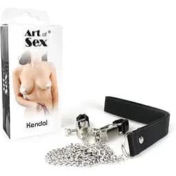 Затискач для сосків з повідцем Art of Sex - Kendal - мініатюра 4