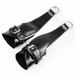 Поручі для підвішування Art of Sex Fetish Hand Cuffs For Suspension з натуральної шкіри - мініатюра 2