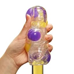 Мастурбатор Tenga Bobble Magic Marbles, унікальна стимуляція рухомими чарівними кулями - мініатюра 3