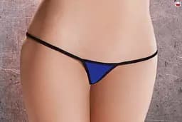 Трусики MT019 blue- Passion One size - мініатюра 3