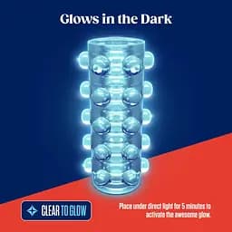 Мастурбатор Blush Rize - Swich Glow in The Dark Masturbator - Clear - мініатюра 4