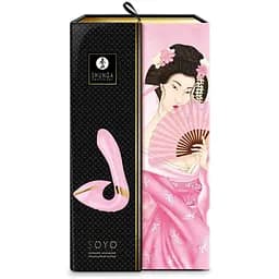 Вагінально-кліторальний вібратор Shunga Soyo Light Pink - мініатюра 7