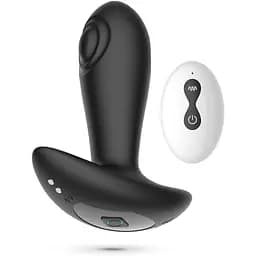 Стимулятор простаты Crushious Octo 12 см (черный)