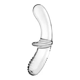 Фалоімітатор Satisfyer Double Crystal 19.6 см прозорий - мініатюра 2