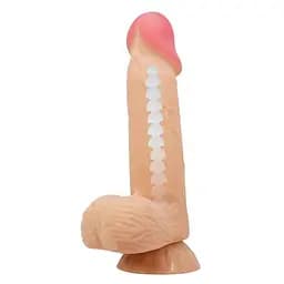 Фалоімітатор - Pretty Love Sliding Skin 8.1" Flesh - мініатюра 2