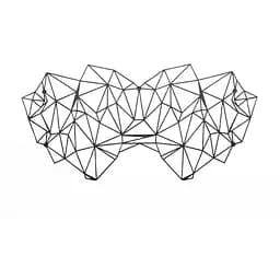 Маска на лицо Bijoux Indiscrets - Kristine Mask, виниловая, клеевое крепление, без завязок