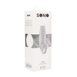 Насадка на пеніс Sono Dong Extension No.21, 20.5 см (прозорий) - мініатюра 6