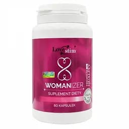 Возбуждающие капсулы для женщин LSTIM Womanizer (цена за упаковку, 80 капсул)