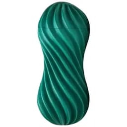 Мастурбатор Tenga Flex Fizzy Green гибкий, с игристой стимуляцией и контролем давления, зеленый