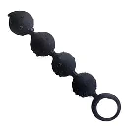 Анальне намисто Passion Langsha 15х2.2 см чорне (4821002030316)