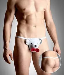 Трусики з ведмедиком - Mens thongs 4492 Soft Line для веселих чоловіків SoftLine 5591449220 24269 - мініатюра 4