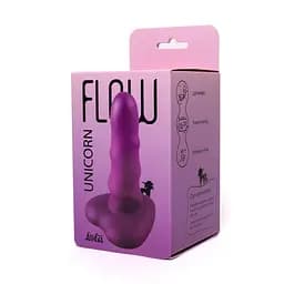 Фалоімітатор Lola Games Flow Unicorn Mini 12.5 см (фіолетовий) - мініатюра 7