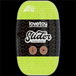 Мастурбатор Slider Double-Ended Masturbator Vagina and Anus Brown - мініатюра 4