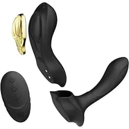 Смарт-вібратор у трусики Zalo - AYA Obsidian Black