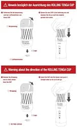 Мастурбатор Tenga Rolling Tenga Gyro Roller Cup Gentle білий - мініатюра 6