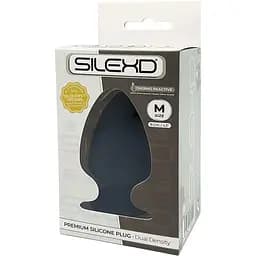 Анальна пробка SilexD (Model 1 size M) двошаровий силікон + Silexpan діаметр 6.2 см - мініатюра 3