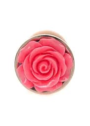 Анальна пробка Jewellery Red Gold PLUG ROSE-Pink Boss Series 64-00127 98273 - мініатюра 7