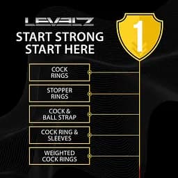 Ерекційне кільце Levelz by Shots L (чорний) - мініатюра 13