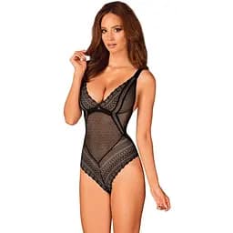 Боди Obsessive Estiqua M/L черный