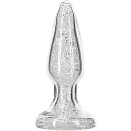 Стеклянная анальная пробка Pillow Talk Fancy Luxurious Glass Anal Plug ⌀3.1 см вибропуля в подарок