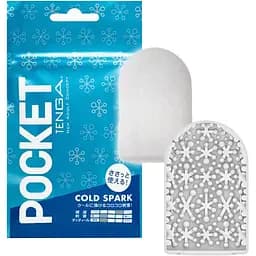 Мастурбатор Tenga Pocket Cold Spark белый