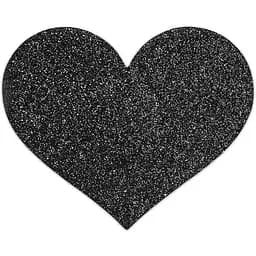 Прикраса на соски Bijoux Indiscrets - Flash Heart Black - мініатюра 2