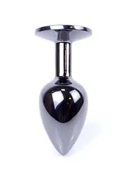 Анальна пробка - Jewellery Dark Silver Plug Pink - мініатюра 8