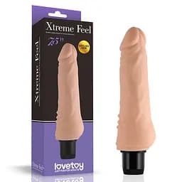 Реалістичний вібратор Xtreme Feel Vibrator тілесний 18см - мініатюра 1