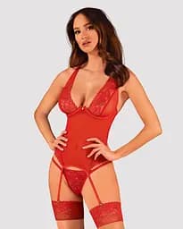 Obsessive Lacelove corSet XL/2XL - мініатюра 6