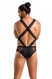Боді на бретельках Passion 045 BODY VICTOR XXL/XXXL чорний - мініатюра 3