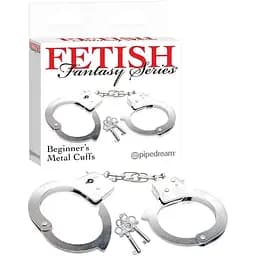 Наручники Pipedream Fetish Fantasy Beginner Metal Cuffs сріблястий