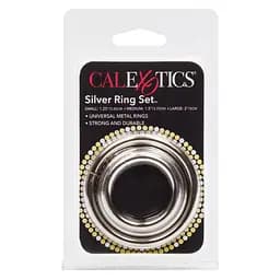 Набір ерекційних кілець Silver Ring - 3 Piece Set - мініатюра 10