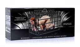 Міцна розбірна клітка для покарань Kennel Adjustable Bondage Cage - мініатюра 4