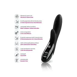 Вібратор-кролик з електростимуляцією Mystim Daring Danny eStim Black Mystim SO2988 91010 - мініатюра 4