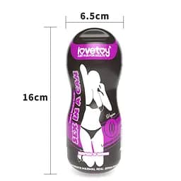 Мастурбатор Lovetoy Sex In A Can Vagina Stamina Tunnel тілесний - мініатюра 2