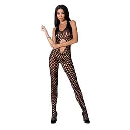 Бодістокінг Passion BS065 комбінезон велика сітка S/M/L black - мініатюра 3