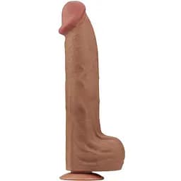 Фаллоимитатор LoveToy Sliding-Skin Dual Layer Dong King Sized 36 см телесный
