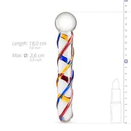 Скляний дилдо Gildo Glass Dildo No. 10 - мініатюра 2