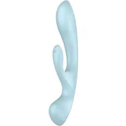 Вібратор-кролик Satisfyer Triple Oh Pink Blue