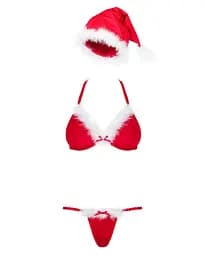 Комплект Obsessive Santastic 3-pcs Set L/XL - мініатюра 3